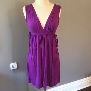 Bright purple Zara dress